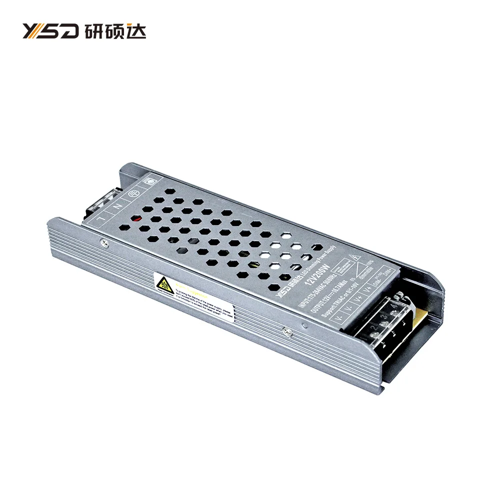 High Quality Led Constant Voltage Driver Triac 0/1-10V PMW (5 in 1) 12V 300W 25A IP20 Dimmable Mode Led Power Supply