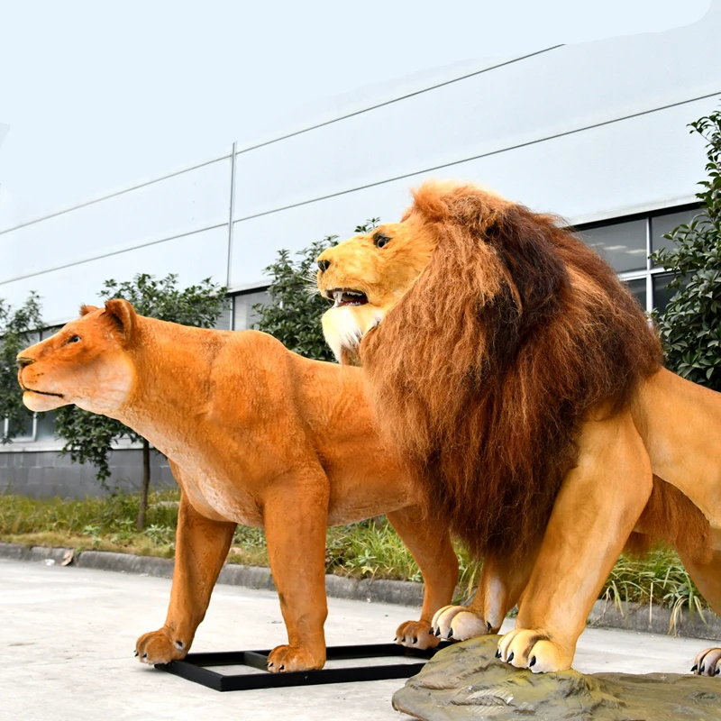 Animatroni Lion Realistic Handmade Animatronic model Life Size Lion for park
