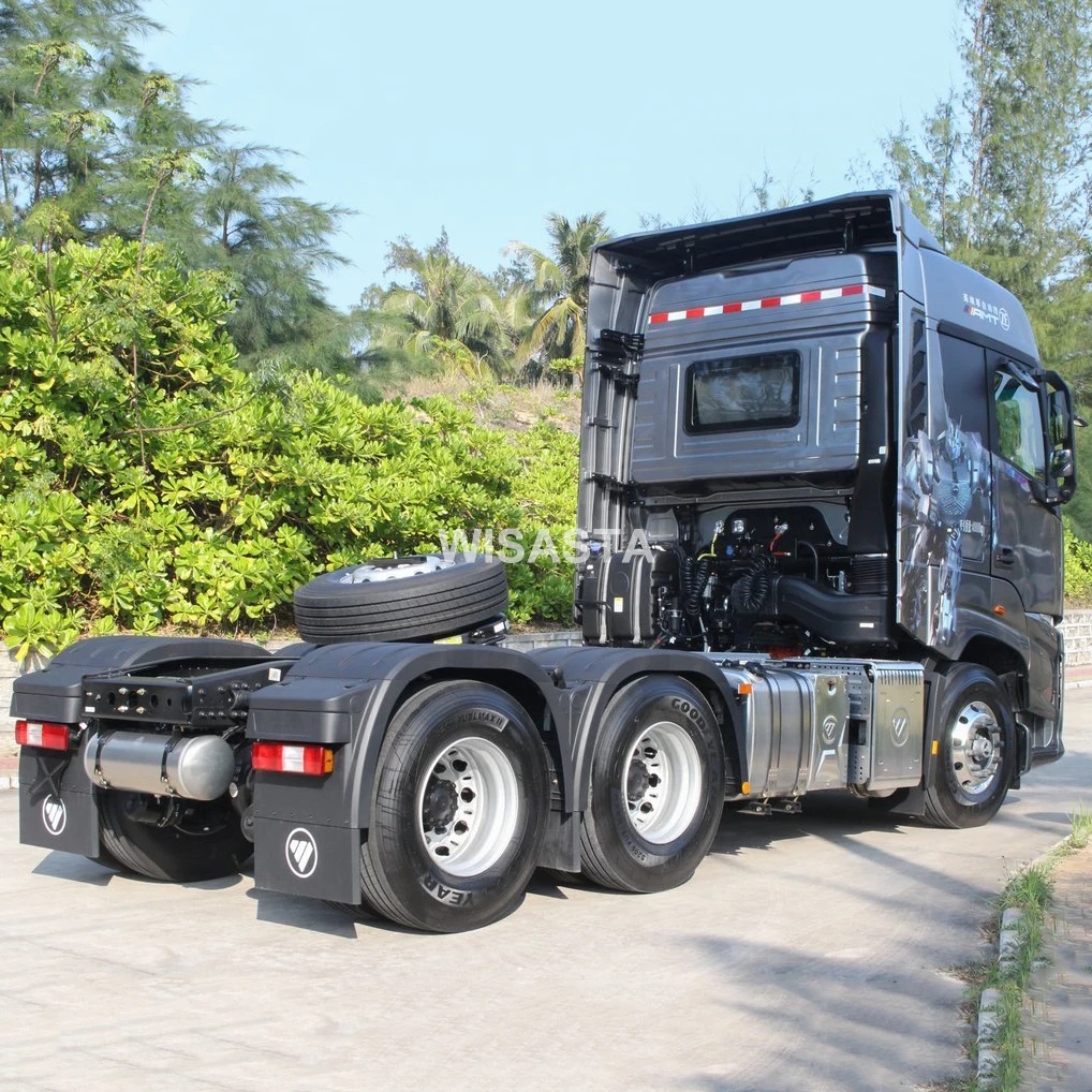 580hp 660hp powerful Foton Auman Galaxy 6x4 Tractor Euro VI emission Truck Tractor head with Semi Trailer