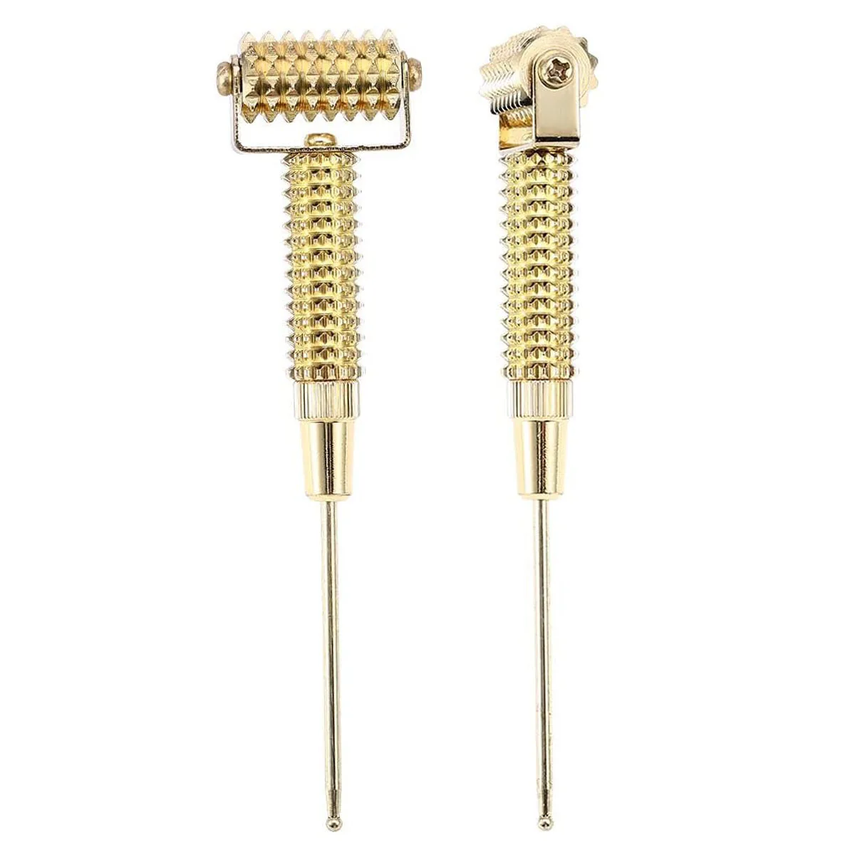 Hot sale Spring Loaded Copper Dermal Roller High Quality Studded Facial Ridoki Derma Roller with Probe
