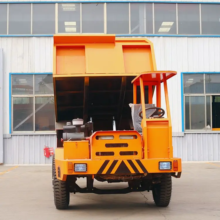 Mine 4WD Pit Car Underground Mining Dumpers Truck Diesel Tipper Slag Hauling Mine Car Roadway Four-wheel Slag Bogie Truck