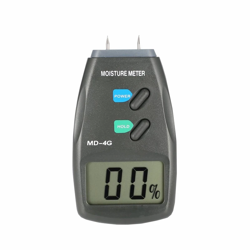 
Portable MD 4G 4 Pins Digital LCD Wood Humidity Analyzer Hygrometer Wood Moisture Meter  (1600249087750)