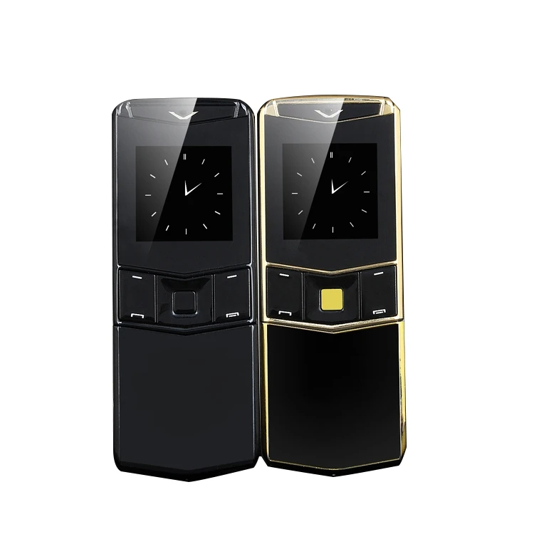 
luxury card mobile phone Metal Body V05 Smallest Mini Dual Sim Filp Slide Mobile Phone <span style=