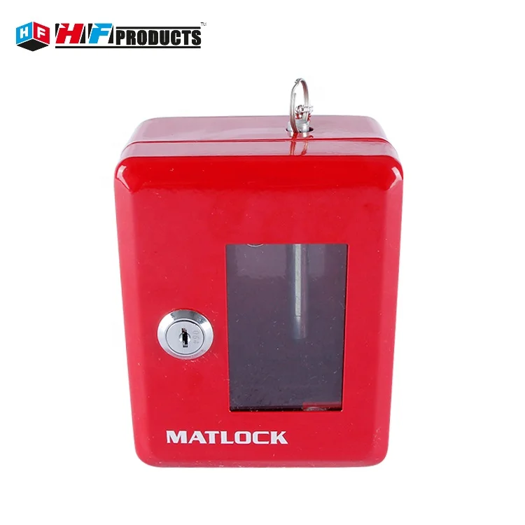 Outdoor movable cold rolled steel mechanical key holder safe cabinet with hooks