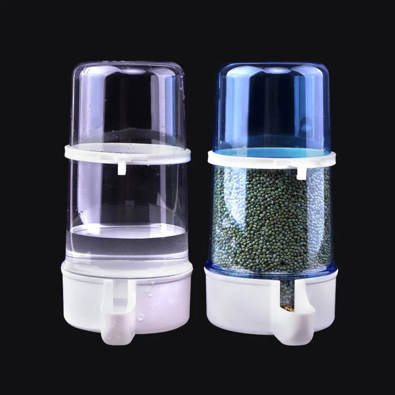 Wholesale Automatic Water Bird Cage Kettle Small Hanging Plastic Feeders Drinks Drinkers Feeder for Birds
