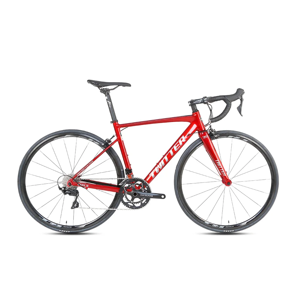 Велосипед велосипедный TWITTER Smile Shimano 20S с ободным тормозом и рамой из алюминиевого сплава Карбоновая вилка дорожный велосипед 700C * 25C