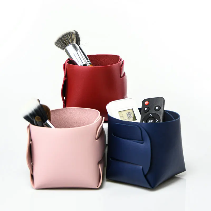 New Fantasy Storage Box Leather Travel Vanity Case  Portable Organizer Light Up Pu Leather Storage Box Travel Makeup Bag Case