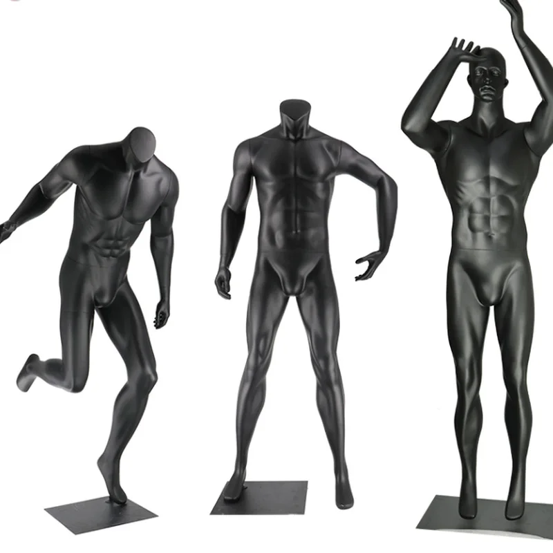 Sports Sore Clothing Display mannequin Black Stand Male Mannequins Basketball Mannequin