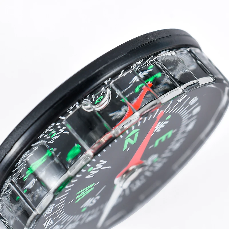 BSCI Factory Supply Measure Prismatic Mini Map Compass Camping Liquid Plastic Outdoor Compass Decorative Compass for Hiking