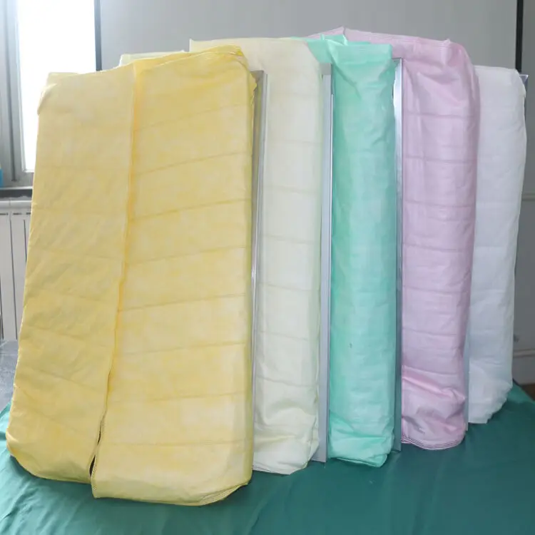 Fiberglass Pocket Air Filter High Quality Dust Collector Bag Filter air conditioning pocket filter media roll for ahu