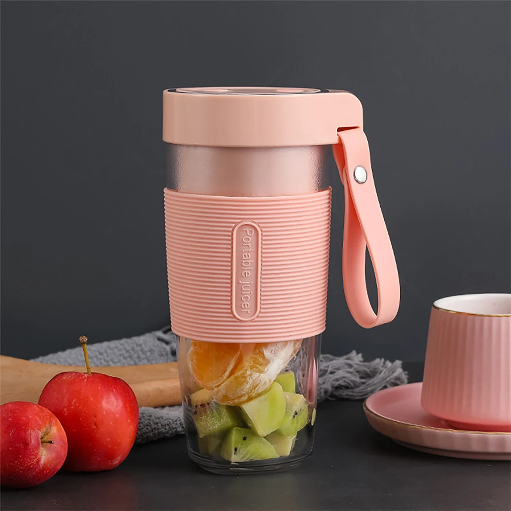 wholesale home appliance 400ml portable rechargeable juicer mixer fruit cup 2021/juicer shenzhen/portable blender juicer