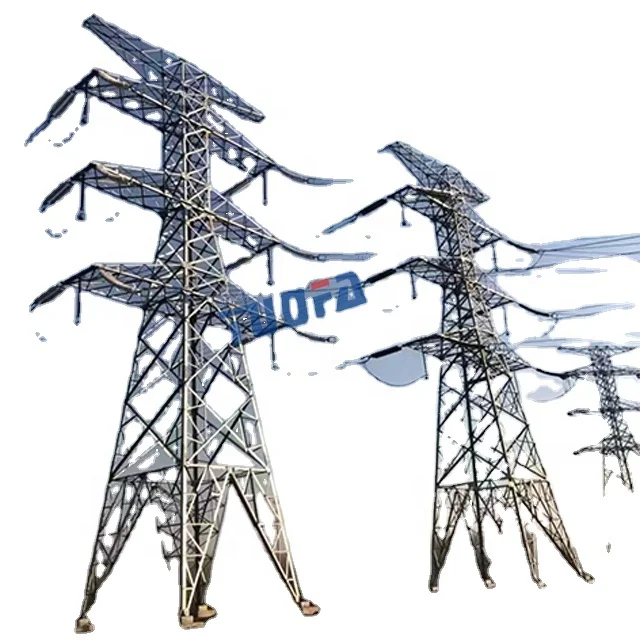 Factory 10kV to 500kV High Voltage Power Transmission Line Angle Steel Tower