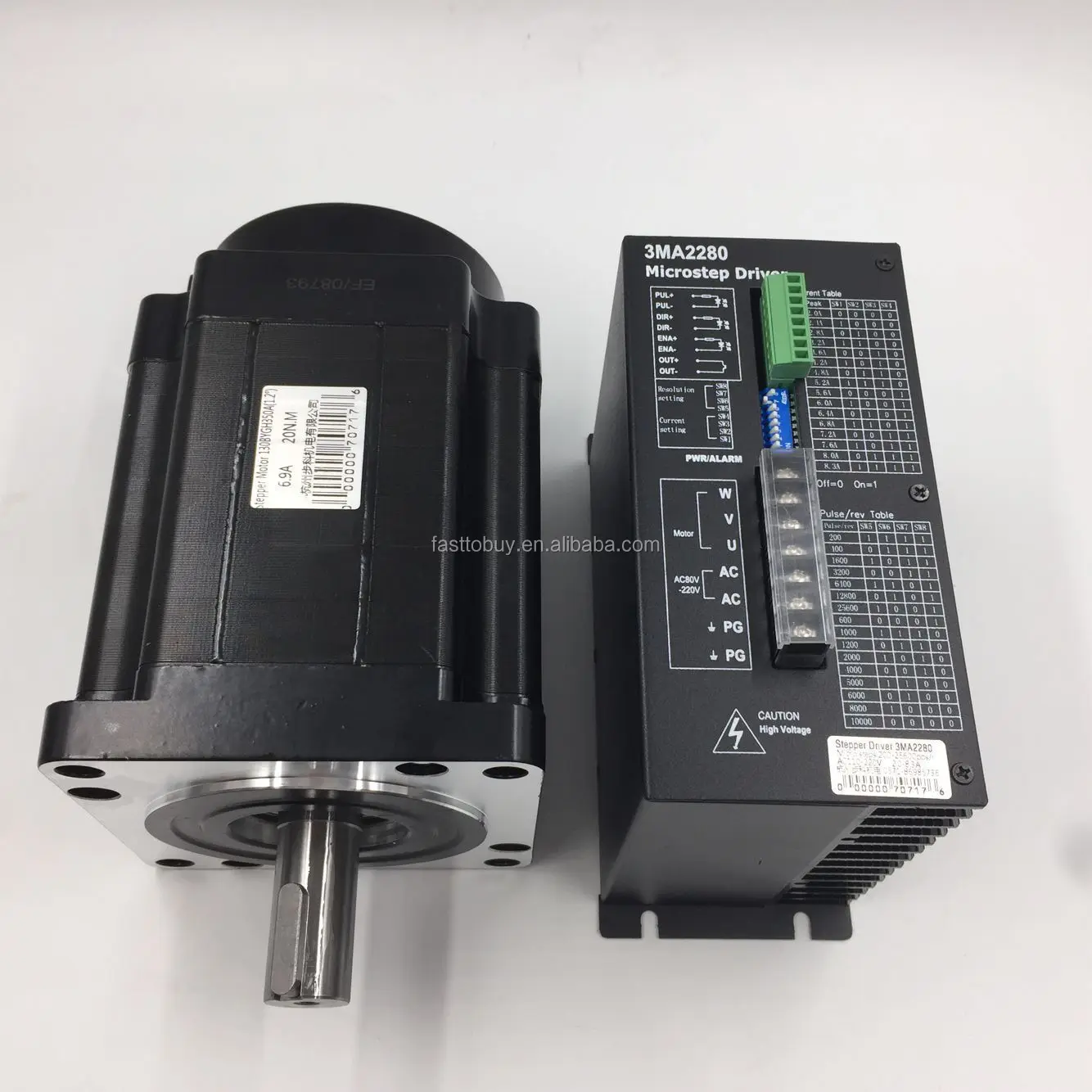 
nema 52 stepper motor 50Nm 3 phase 220v AC motor with high torque stepper motor for CNC machine 