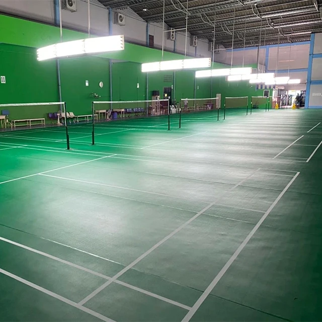 
high quality professional indoor pvc sport floor badminton court badminton floor mat 