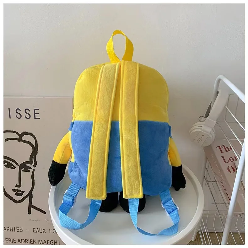 Minion Plushie Toys Bob Kevin Stewart Minion Plush Dolls Lovely Movie Yellow Figure Stuffed Toy Backpack