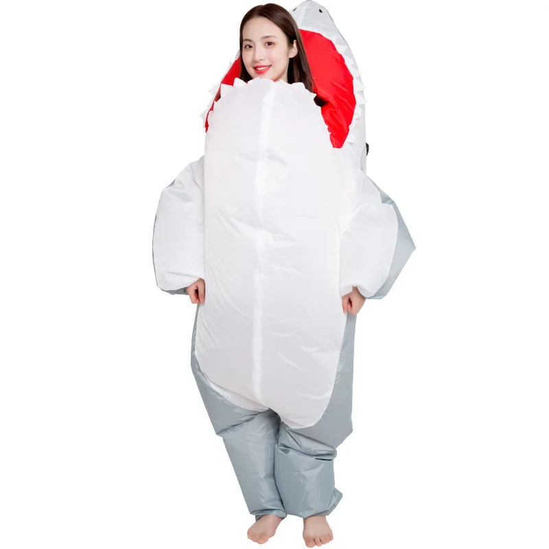 Adult inflatable shark animal costume Halloween Christmas Carnival Inflatable Costume