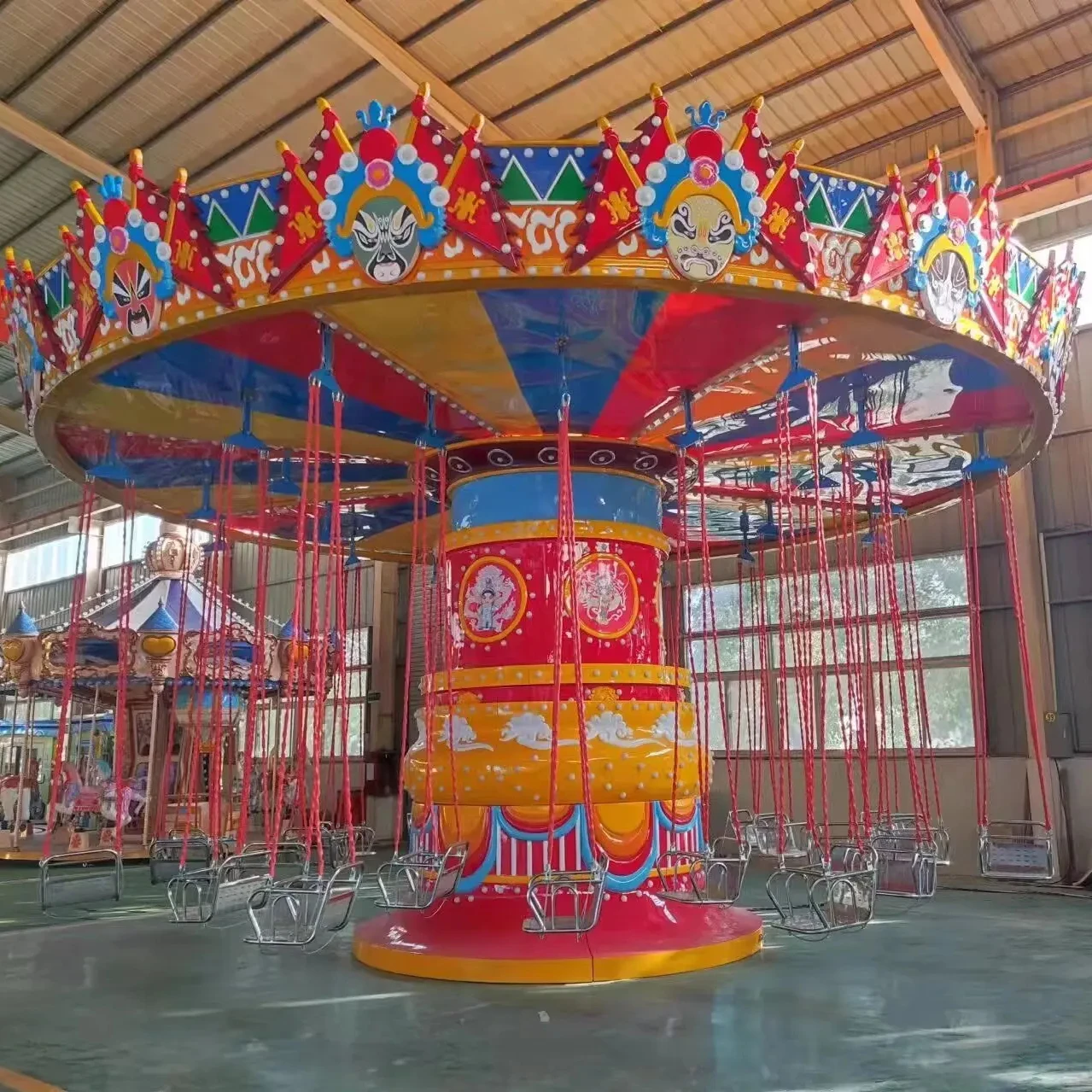 Outdoor Amusement Park Commercial 24 seats Luxury  Adult kid rides on Rotate Swing Chair Customization Rides for sale