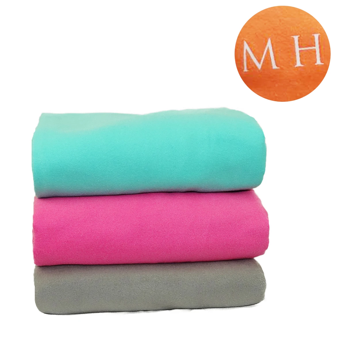 Быстросохнущее супервпитывающее полотенце из микрофибры для спортзала с логотипом на