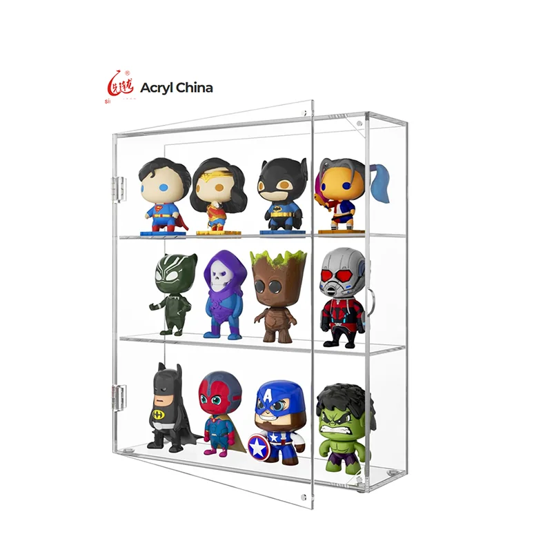 Acrylic Display Case Clear Showcase   Matchbox Display Cabinet for Dolls Acrylic Scale Model Car Display Box