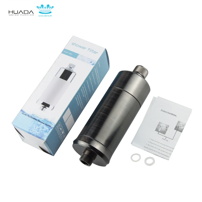 Manufacturer supply high quality carbon activated shower filter 18 stages head shower water purifier filter
