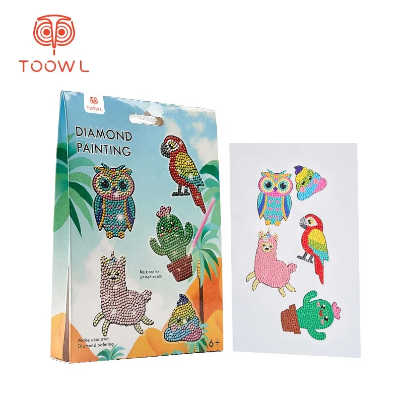 Wholesale DIY Diamond Art Painting Kid Stereo Puzzle Rhinestone Lipstick Diamond Painting