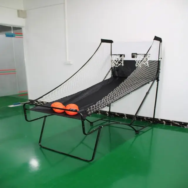 Wholesale price Double track basketball stand electronic counter freestanding adjustable basketball hoop with basketball stand