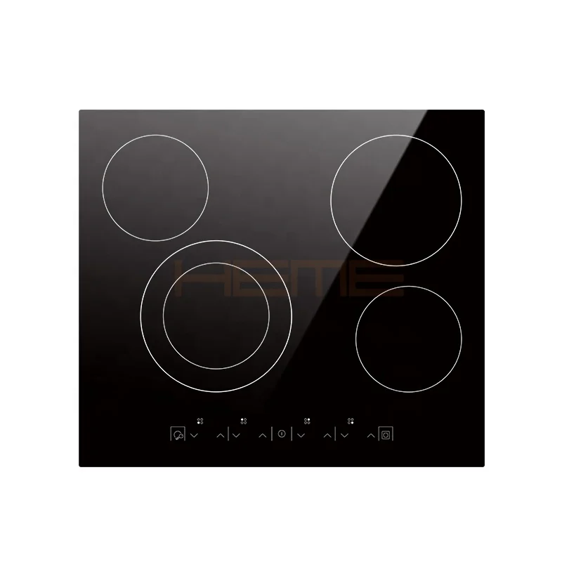 Professional Suppliers Glass Panel 4 Infrared Burner Touch Control Built-in Electric Ceramic Stove