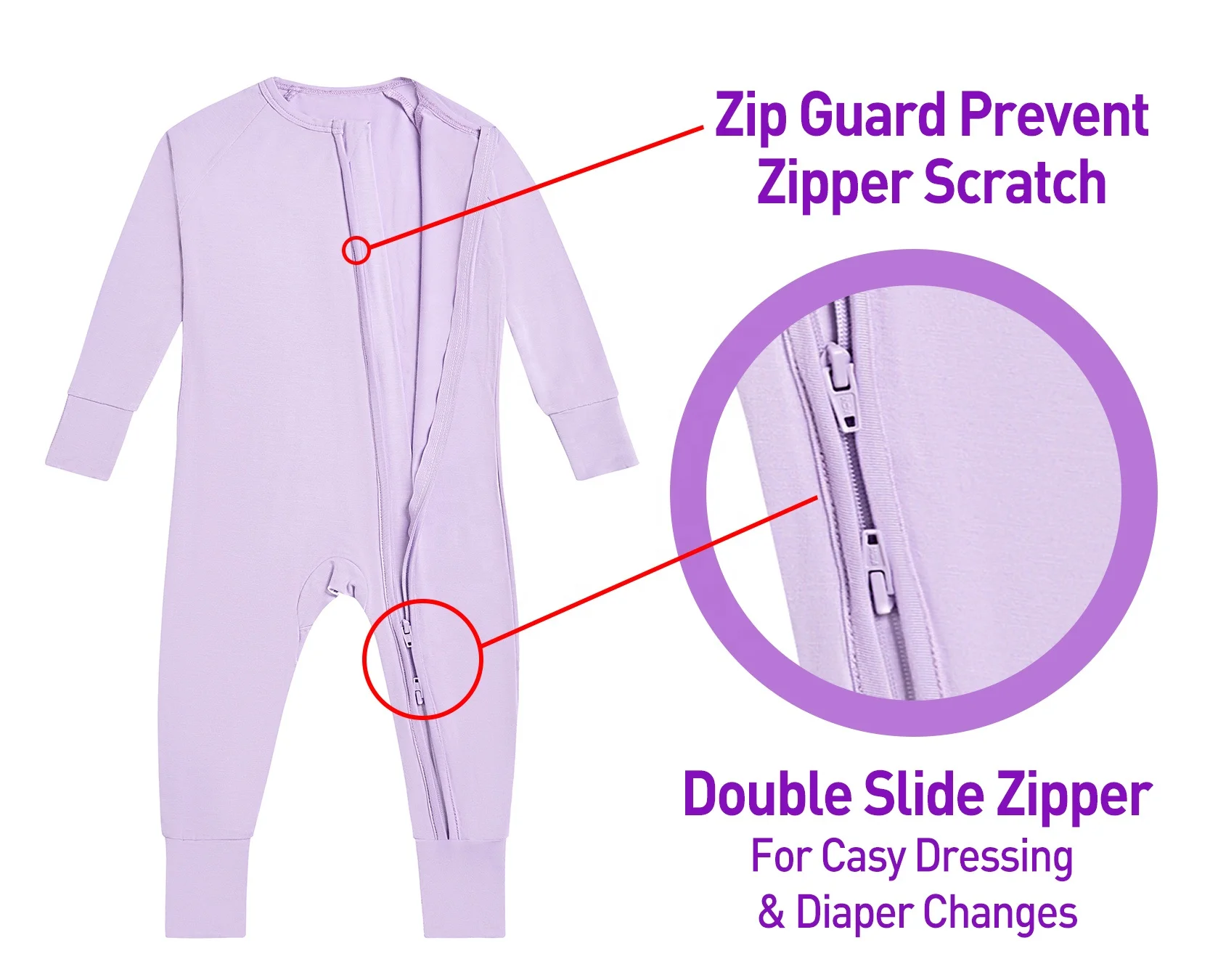 Custom Print Bamboo Baby Clothes Organic Cotton Baby Pajamas Bamboo Halloween Romper Toddler Kid Bamboo Baby Zipper Romper