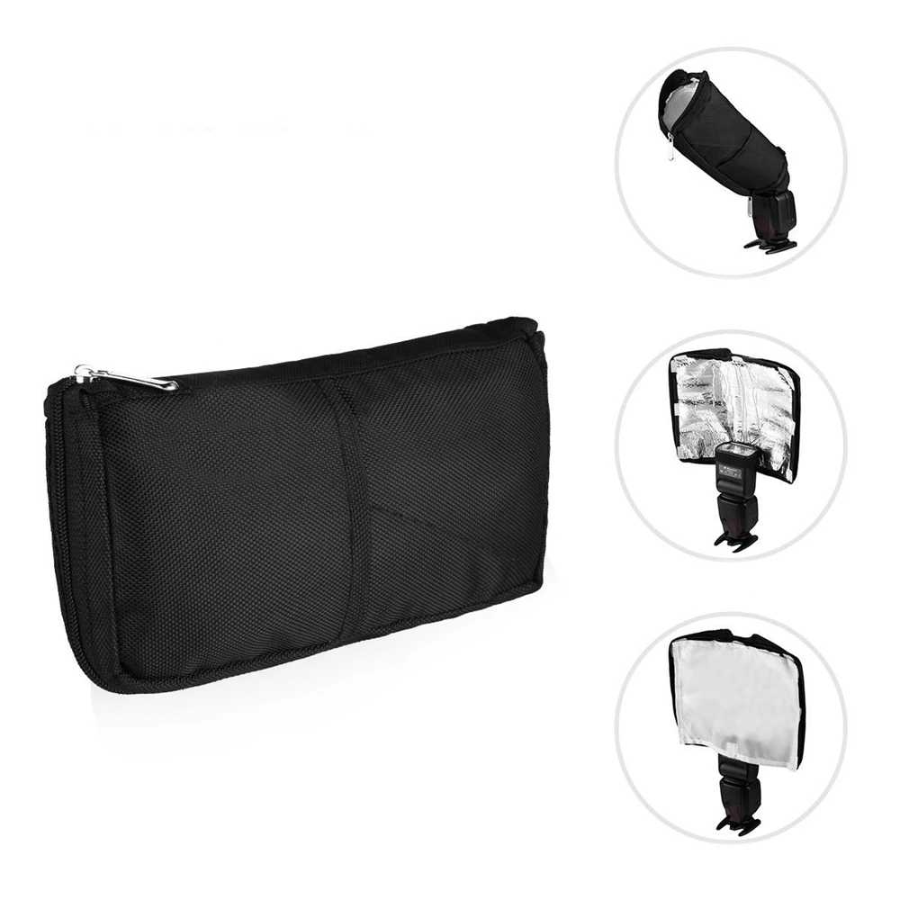 Factory Sale 4 in 1 Protection Storage bag External flash light reflector soft box cover for Camera Photography