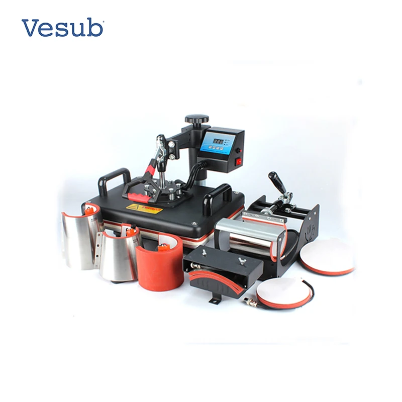 Brand-new 8 in 1 Combo Heat Press Machine Multifunctional Sublimation Printing Machine for Wholesale Sample
