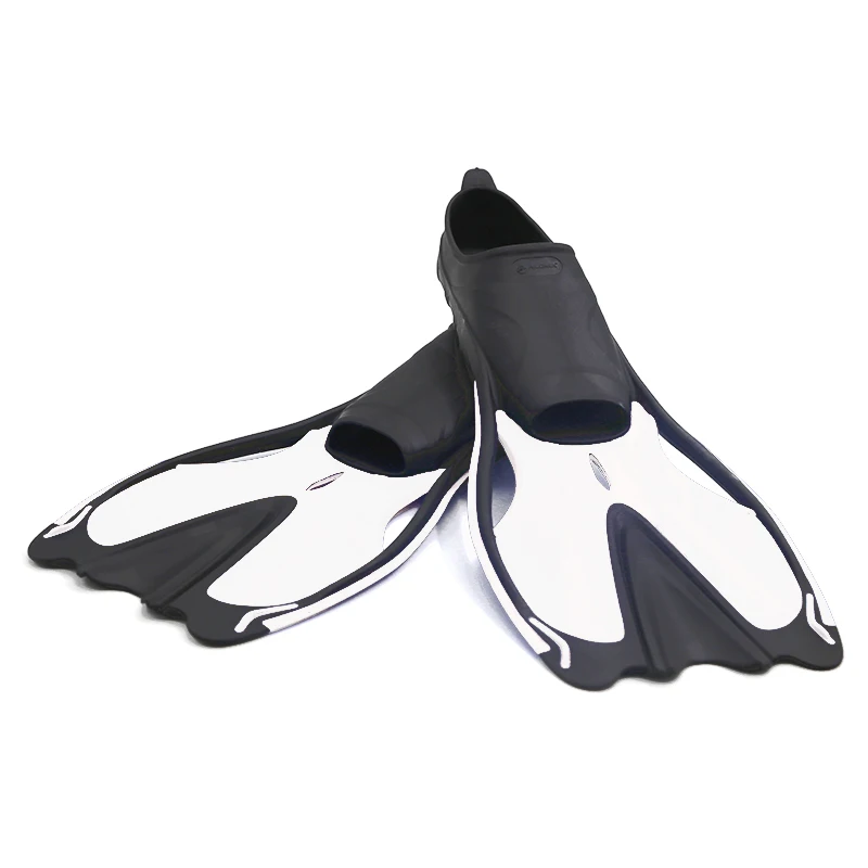 Factory Supply Swim Flippers Short Floating Training Fins Thermoplastic Rubber Swimming Fins for Scuba Diving Watersport