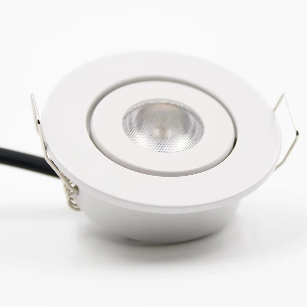 Led Closet Light CE RoHS Listed Under Cabinet Lighting Dimmable 3W Round Ceiling Mini Led Spotlight