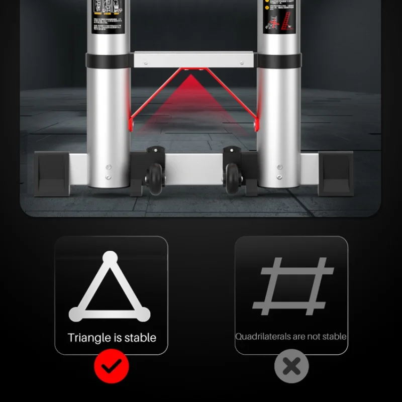 Aluminum Telescopic Ladder Factory Price For Sale single straight extension ladder aluminum extension ladder