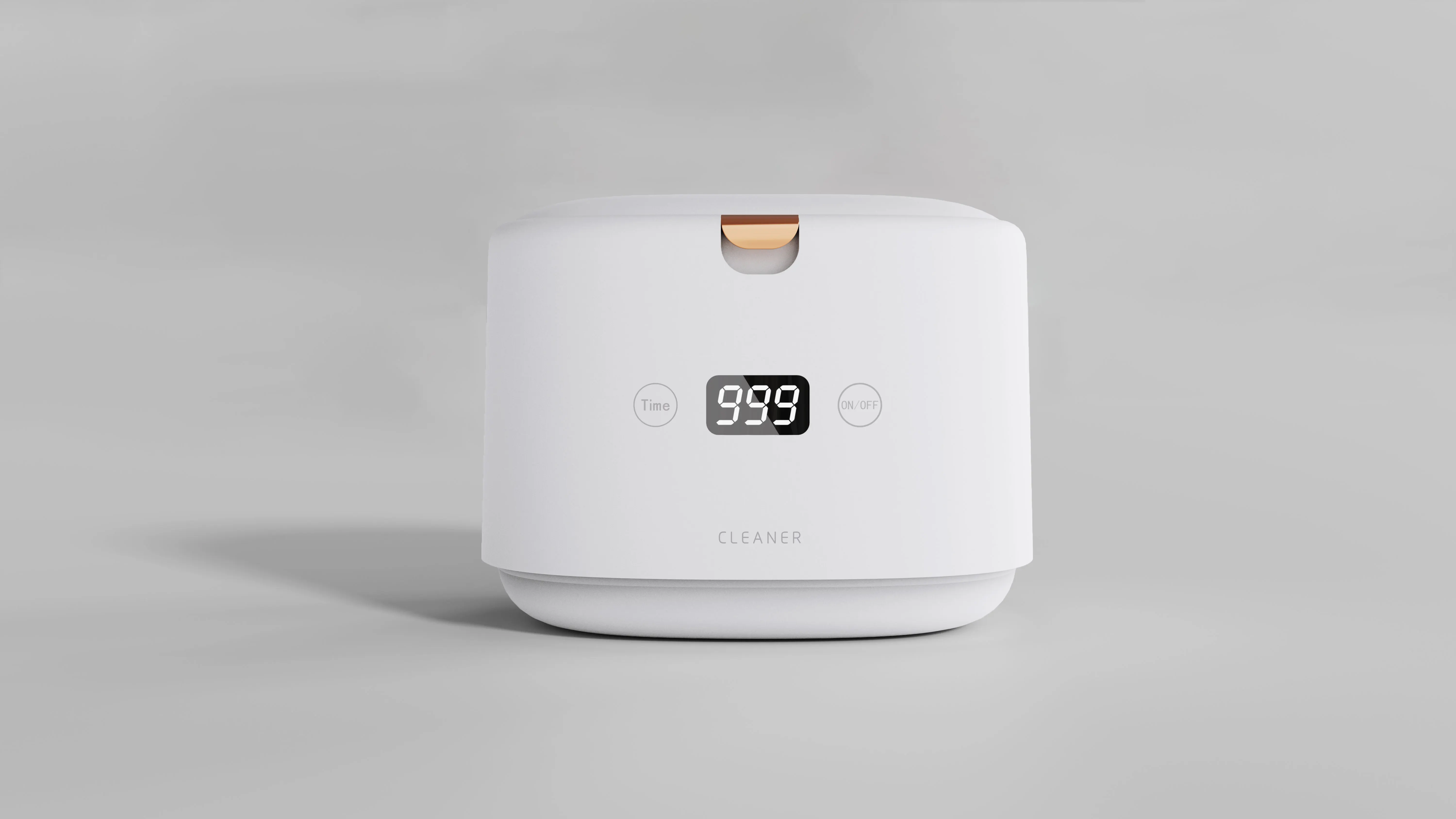 For teeth retainer denture cleaning mini ultrasonic cleaner 200ml home used portable 45KHz high power 35w