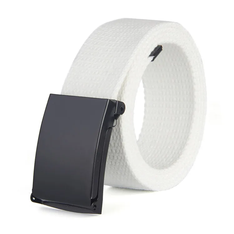 Wholesale Mens Colorful Cotton Fabric Cotton Canvas Web Belt