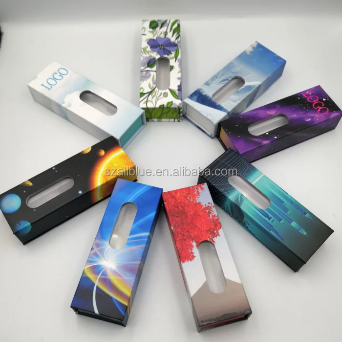 
Custom logo cardboard drawer box window with plastic jewelry cardboard box child resistant 