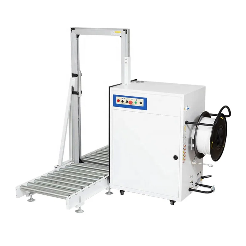 UDB-103A Automatic PP Side Seal Strapping Machine with Free Roller Table