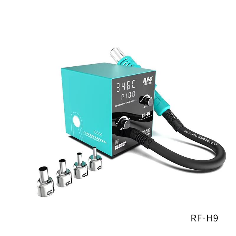 1000W RF4 H9 Fast Desoldering Hot Air Gun Soldering Station Digital Display Intelligent BGA Rework Station Phone PCB Chip Repair