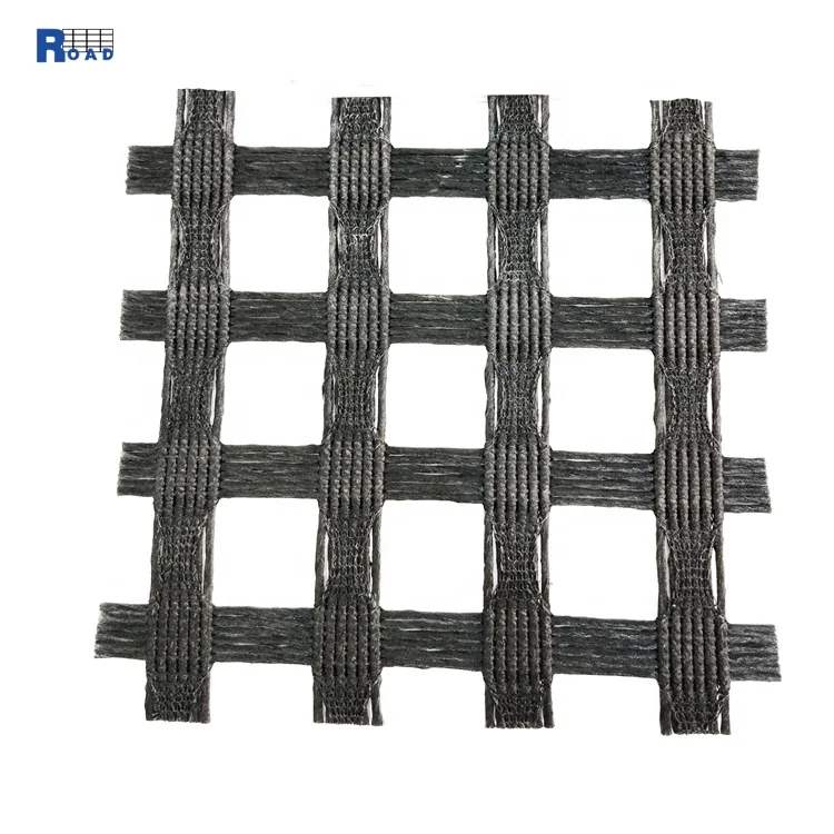 ROAD engineering geogrids low factory price fiberglass geogrid for pavement manufacturer price