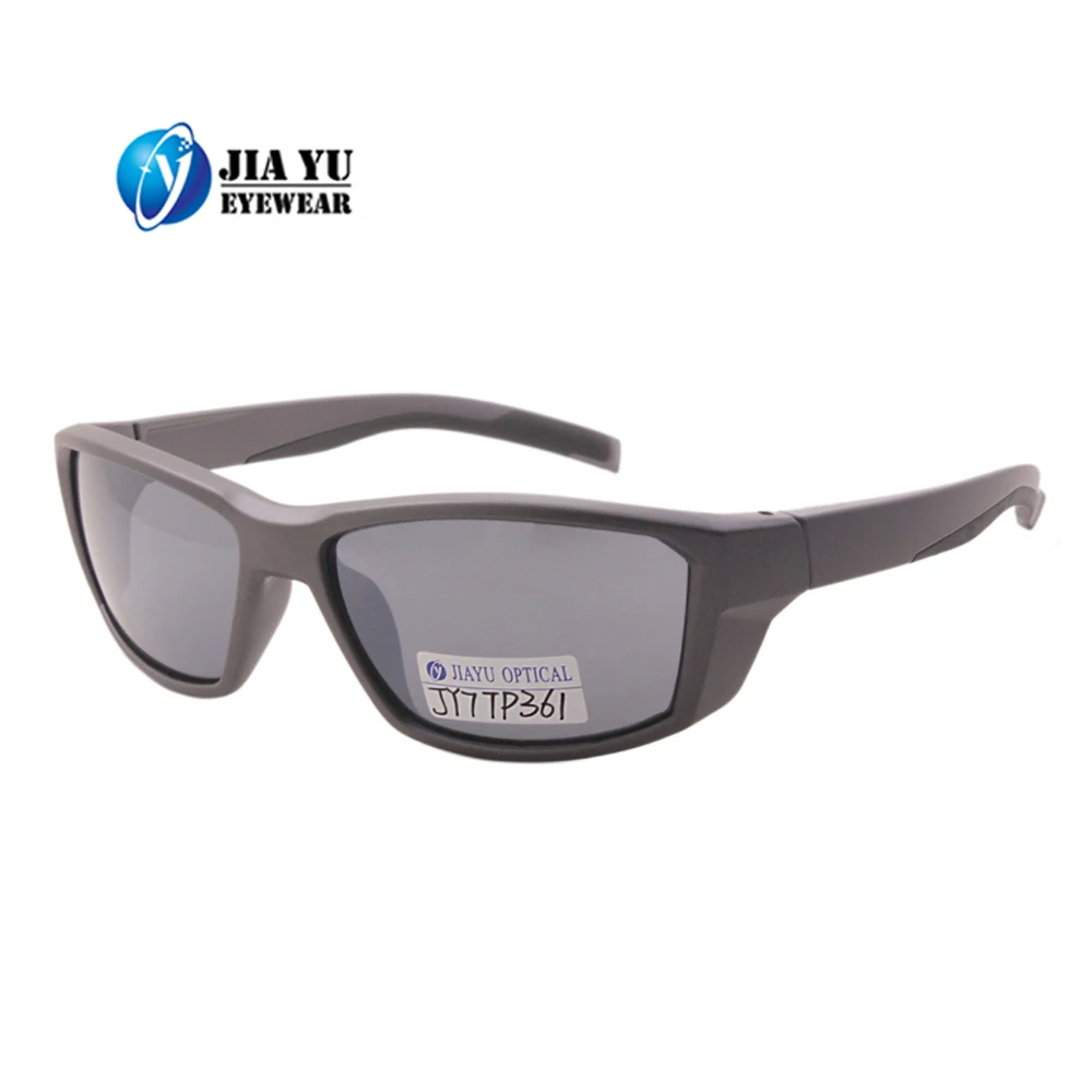 Custom plastic sun glasses oversize TR90 frame anti slip classic men square sunglasses
