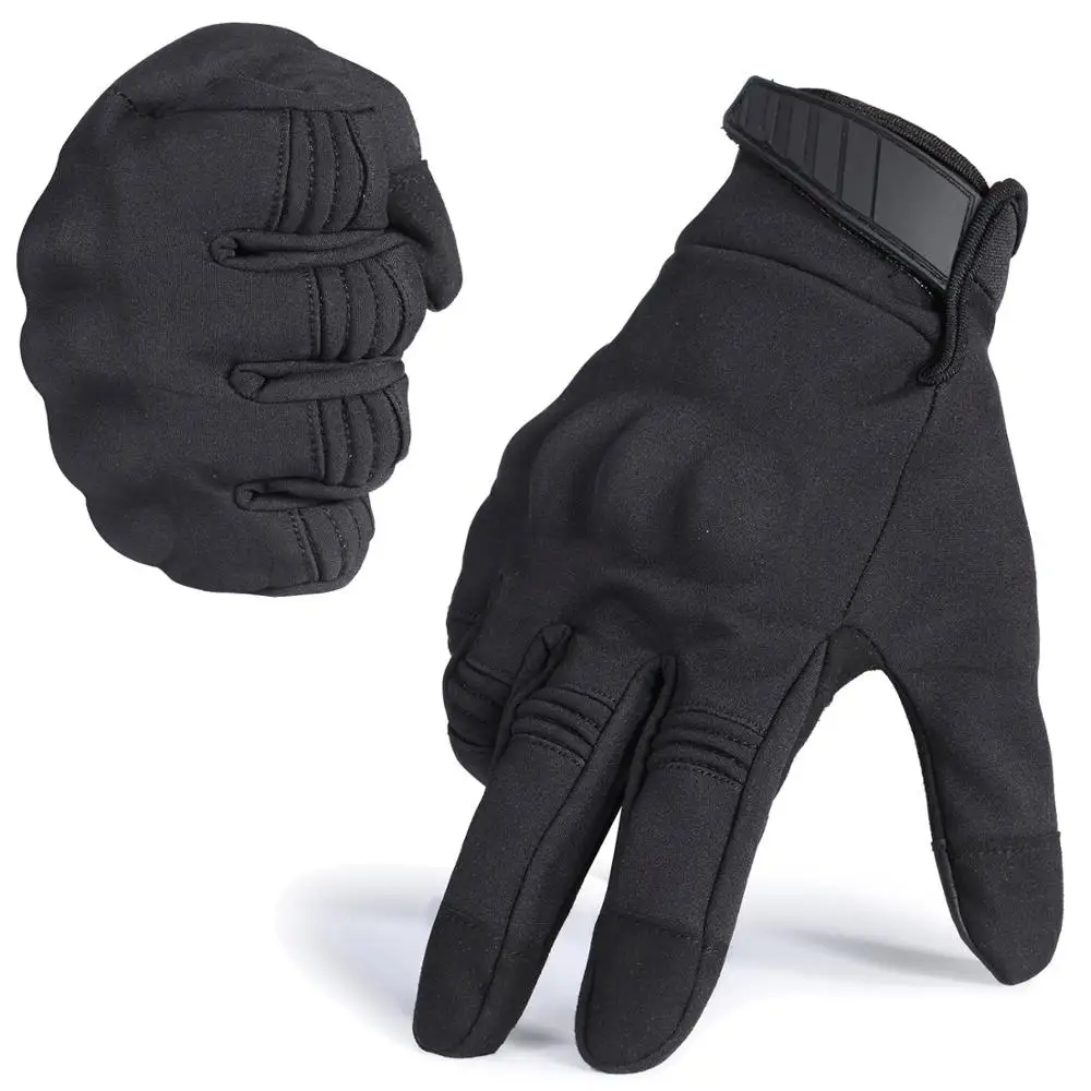 Hard Knuckle Full Finger Warm Winter bike Riding Sports Custom Touch Screen Riding Motorcycle Other Police Gloves