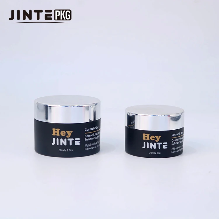 Empty Cosmetic Plastic Jar For Body Butter PETG Cosmetic Jar and PET Toner Plastic Bottle