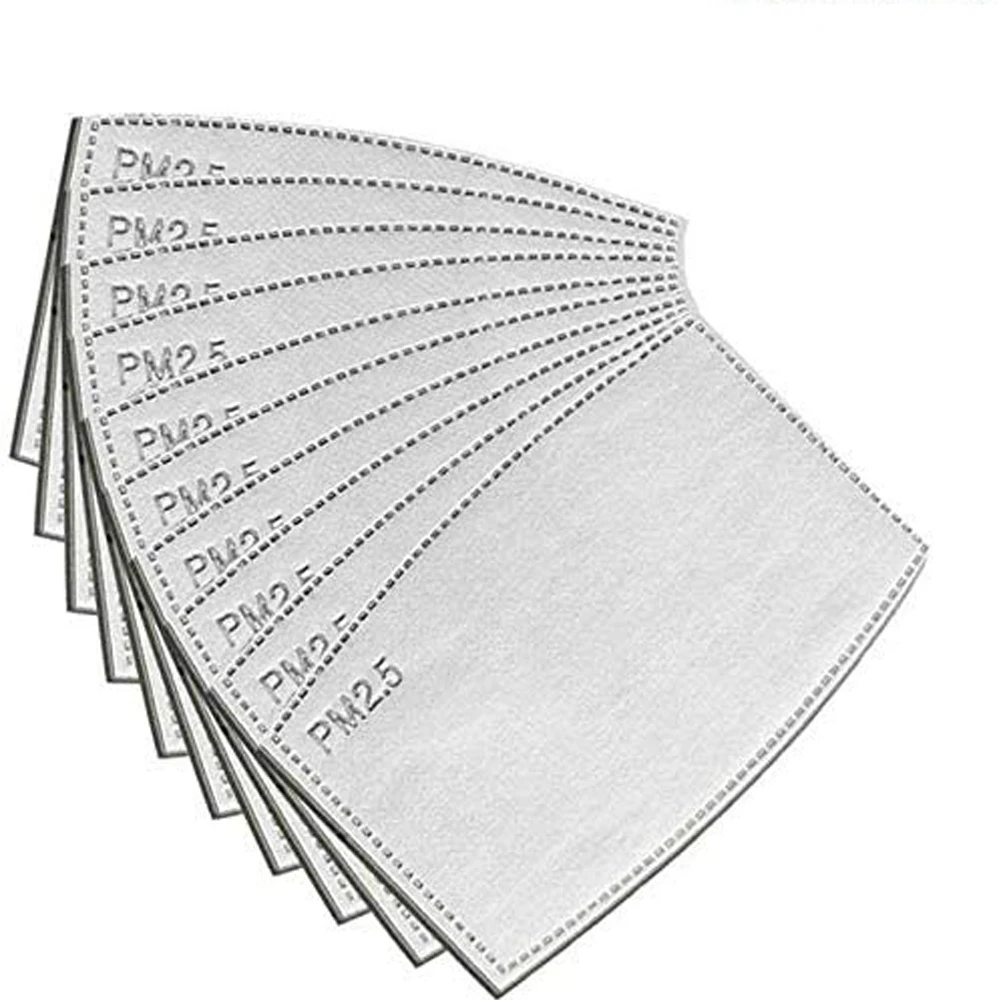 Моющиеся 5 слоев Pm2.5 фильтр против пыли уход за кожей лица maskes фильтр Pm 2,5 ткань углерода maskes фильтр для maskes