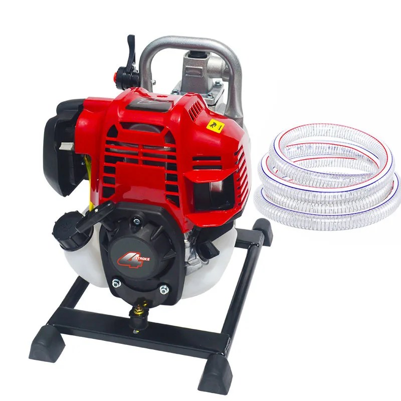 Gasoline Engine Water Pump 1 Inch 4 Stroke Inlet Garden Flood Gardening Irrigation