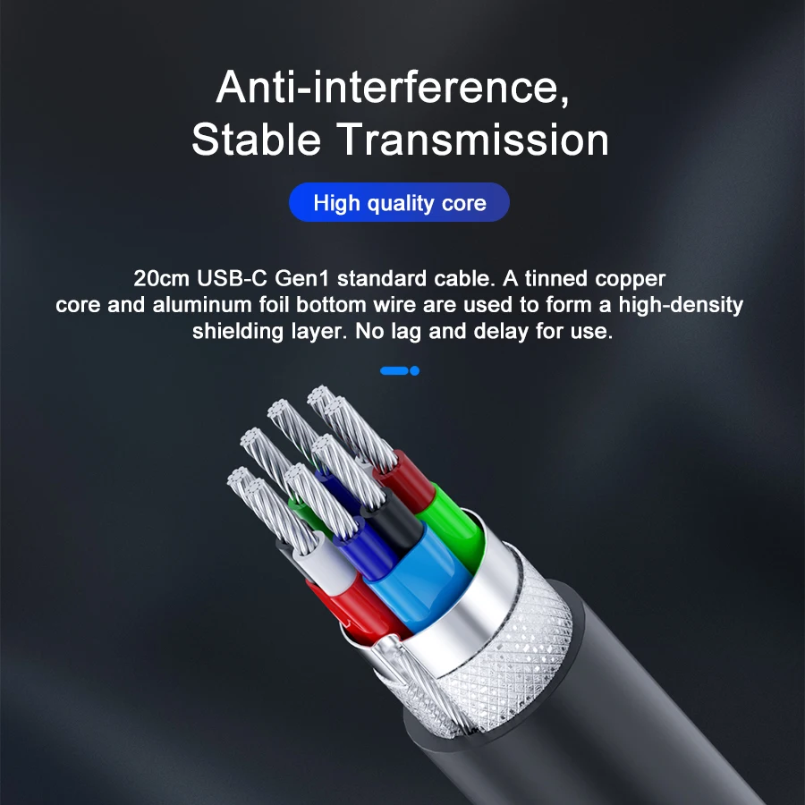 
OEM Black Mini 5 Ports Desk Usb 3.0 Data Hub for Mac Micro Usb Hub With External Power Gigabit RJ45 