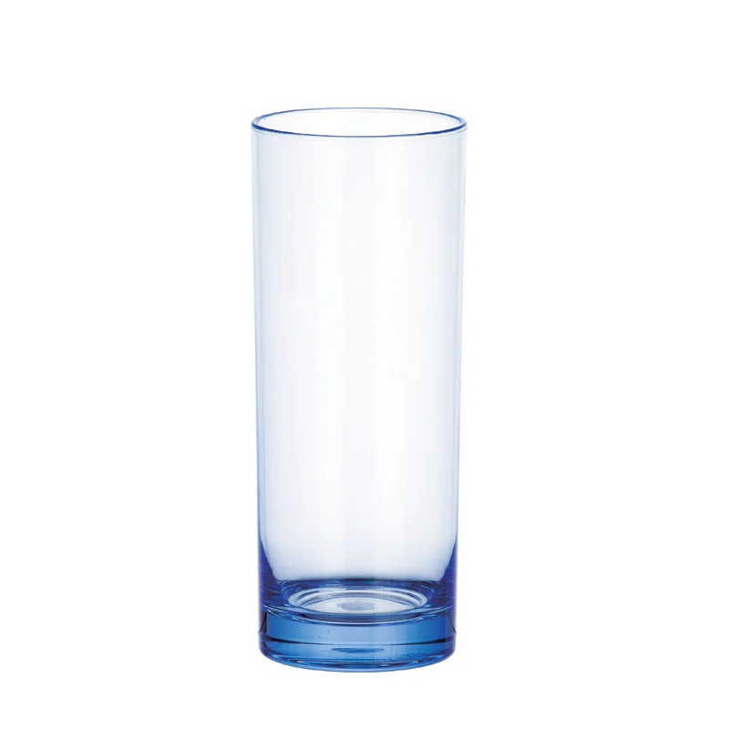 Long Pina Colada Cocktail Glasses 12oz Plastic Cup 360ml PC Tom Collins High Ball Glass