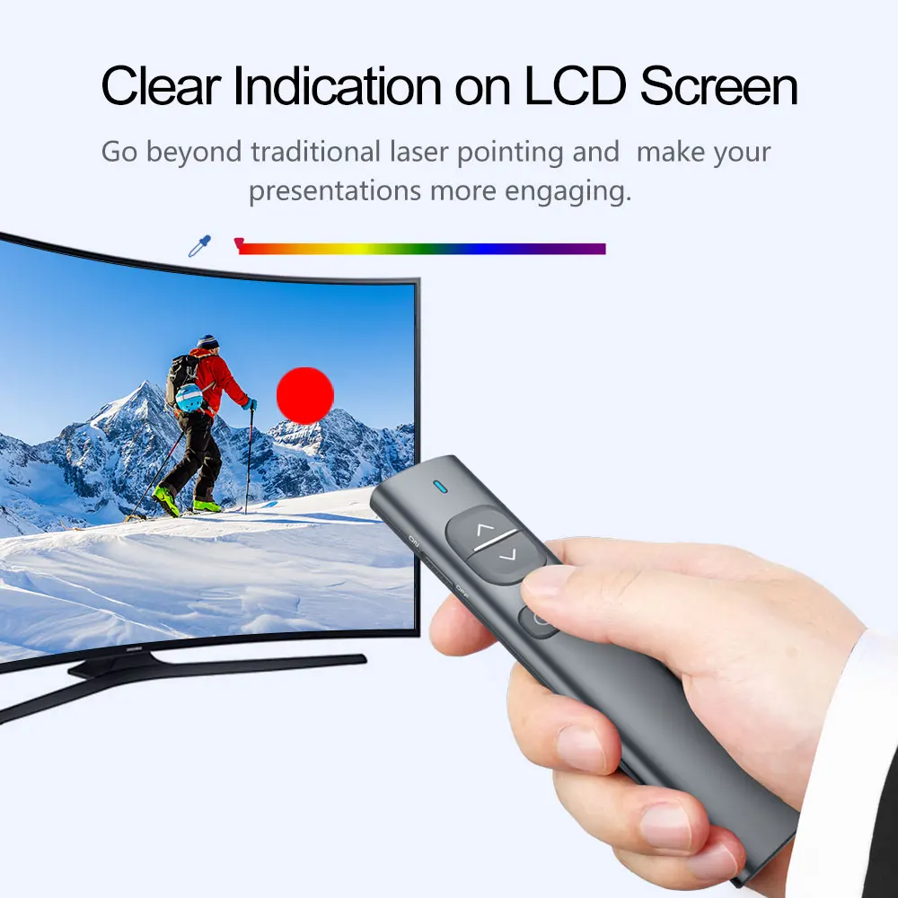 Norwii Spotlight Powerpointer Presenter лазерная указка USB указатель для проектора Air Mouse перезаряжаемая 5 мВт