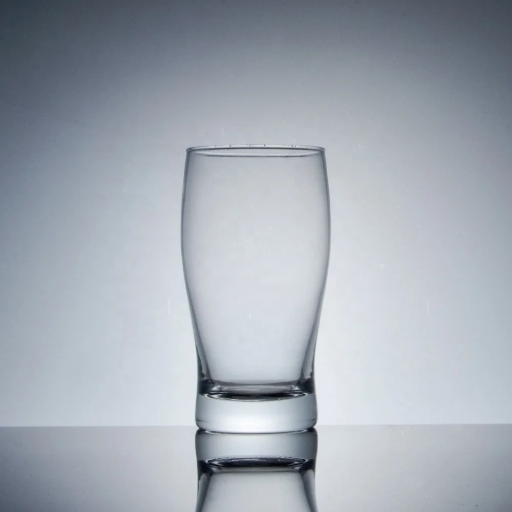 Factory supply 12oz  350ml tulip  pint beer glass sublimation glass beer mug with custom logo