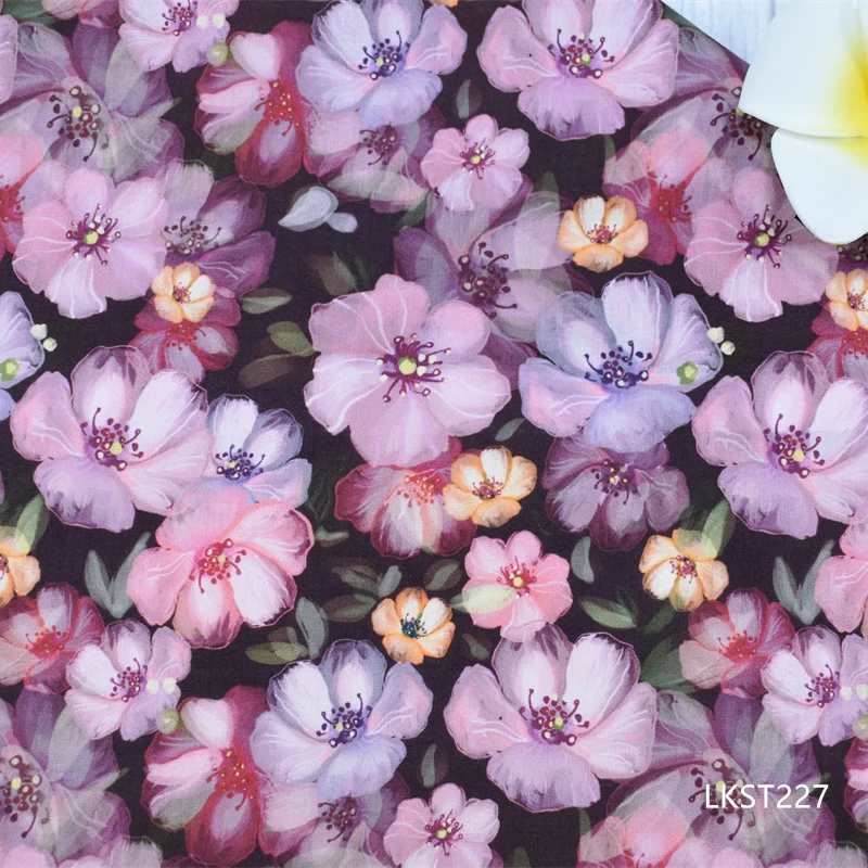 NO moq custom fabric printing great price fast reply new design natural cotton custom print organic fabric