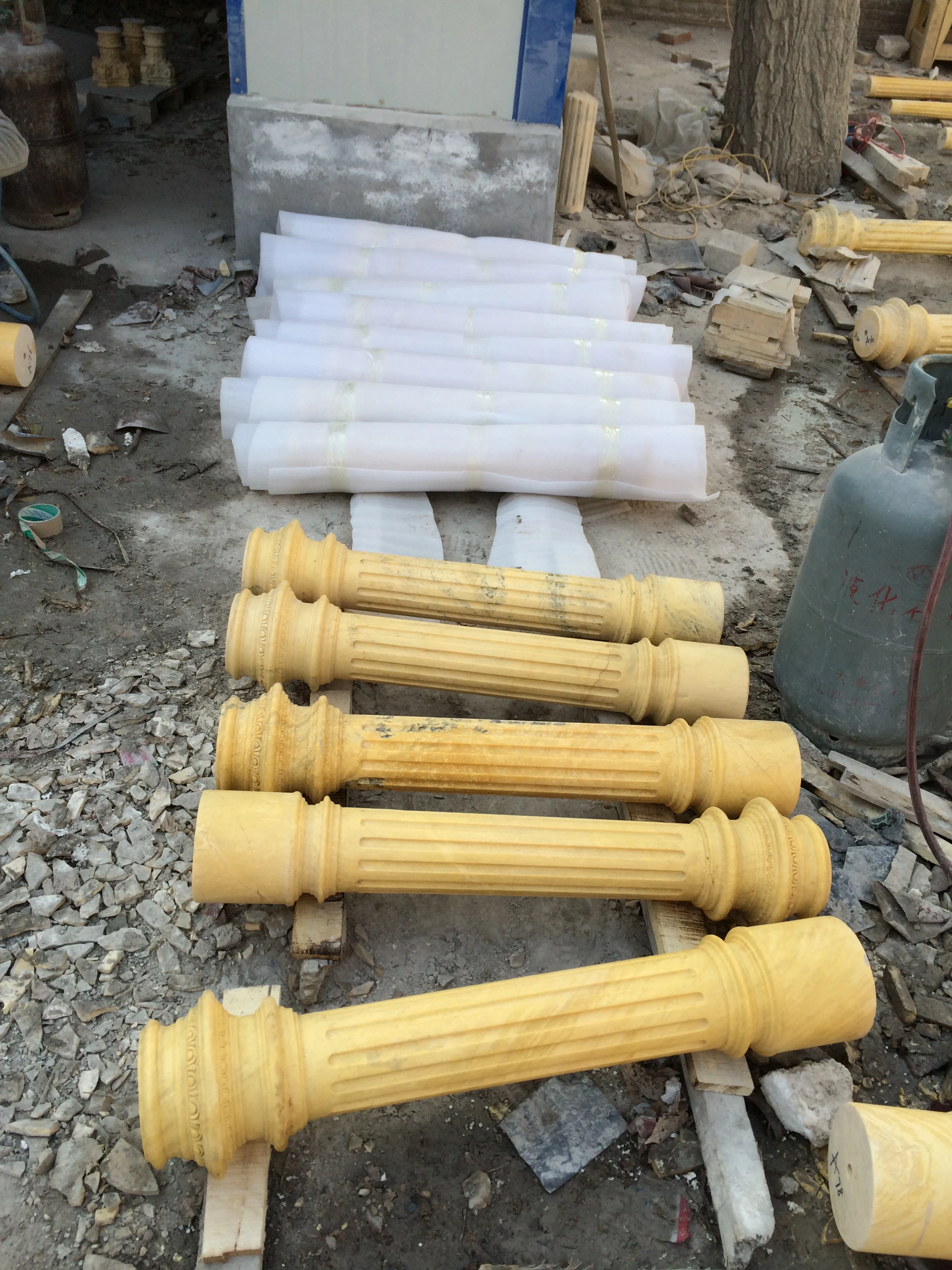 Marble  Columns  Roman Column Mold For sale